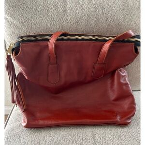 Lund leather Make My Day Tote